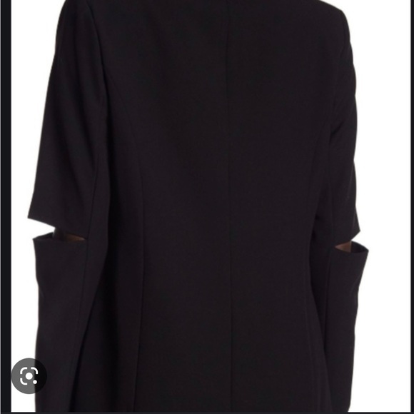 Supply & Demand Black Cold Elbow Blazer Jacket - Picture 1 of 2